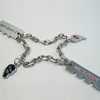 金屬飾品-雙心拼圖系列